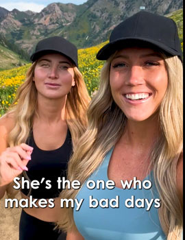 Short video of a girl in a car