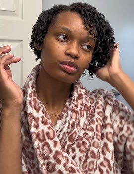 Short video of a girl in a car